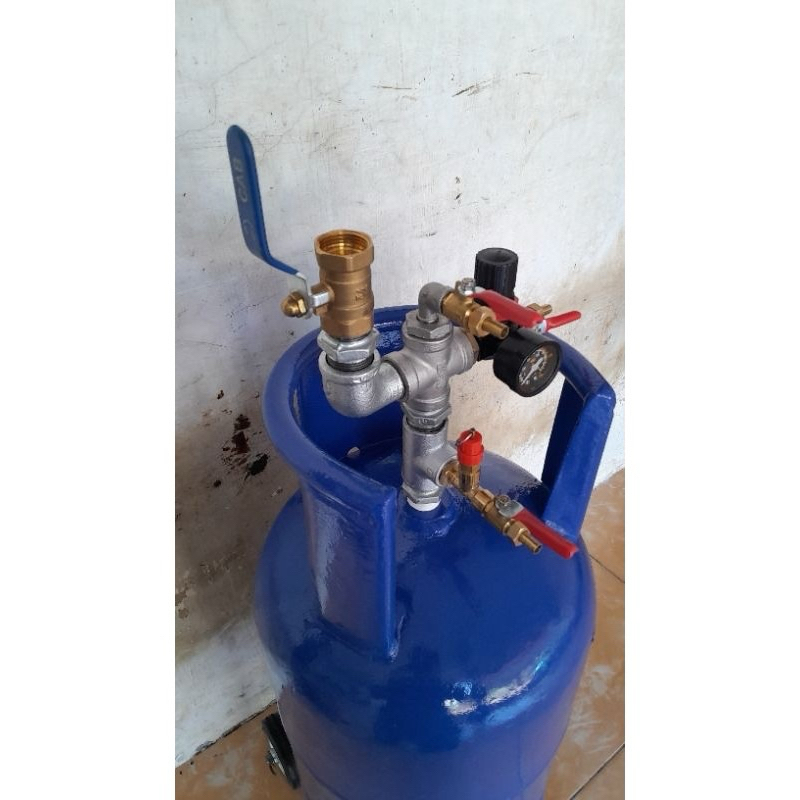 Instalasi Tabung Salju LPG 12 kg - Snow wash - Tabung Snow Wash - Lpg snow wash 12 kg - Tabung snow 
