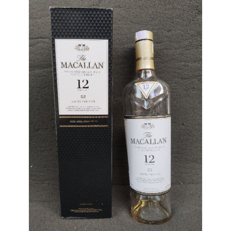 BOTOL MINUMAN BEKAS MACCALAN 12