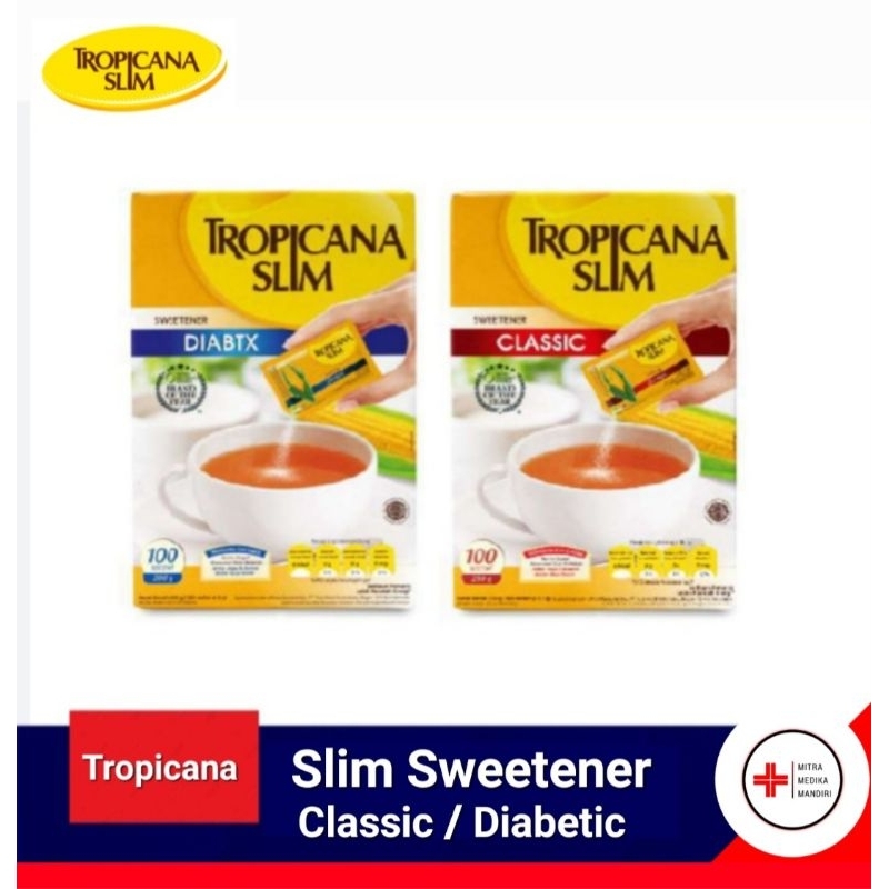 

Tropicana Slim Sweetener Classic/Diabetic Gula Rendah Kalori