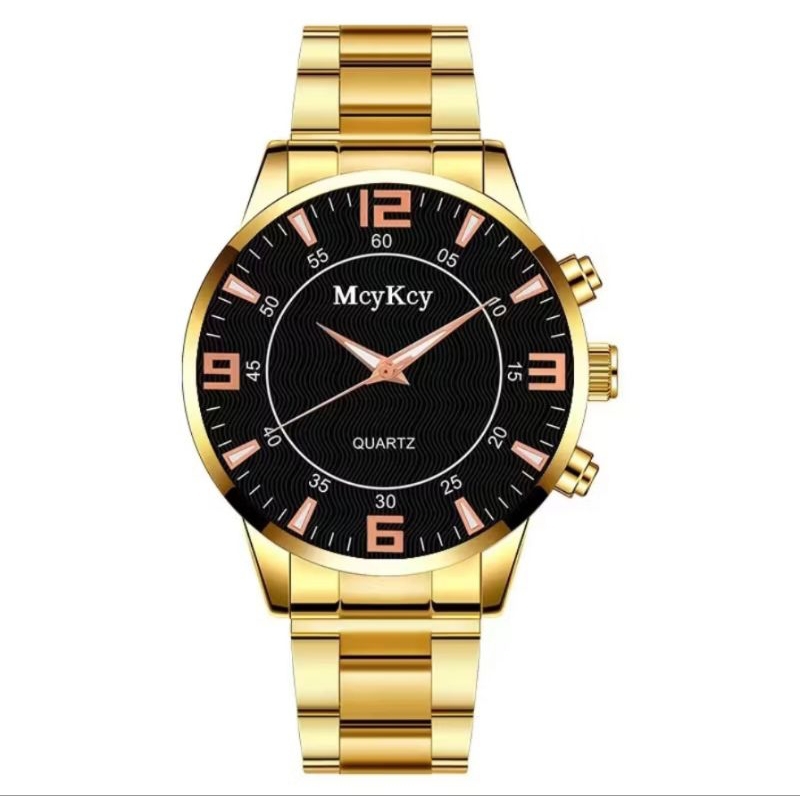 JAM TANGAN PRIA // JAM TANGAN PRIA FASHION // JAM TANGAN PRIA RANTAI GOLD STAINLESS STEEL