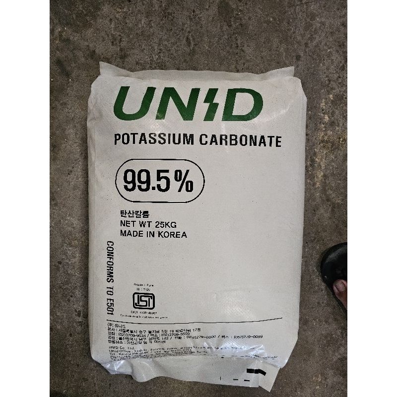 

Pengenyal / Pengering Potassium Carbonate Food Grade Ex Korea 1 kg