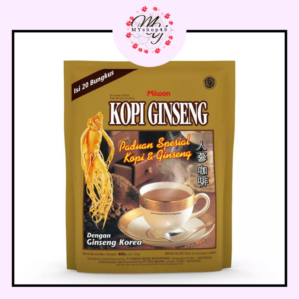 

Miwon Kopi Ginseng 400gr (20x20gr)