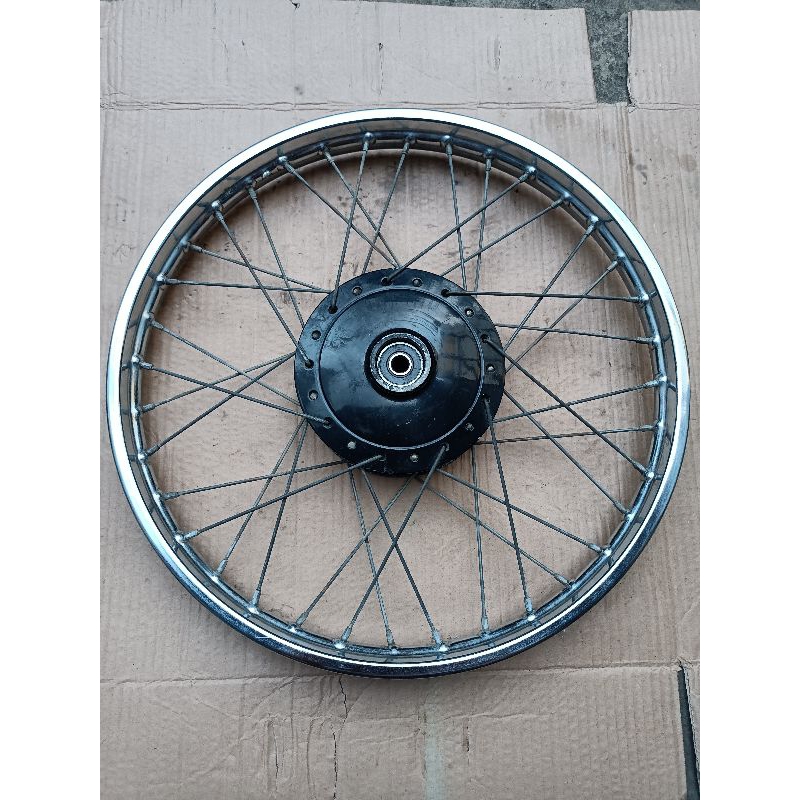 Velg Tromol Roda Depan Ring 17 120 HM Astrea Grand Legenda Prima Supra X Original Copotan Motor