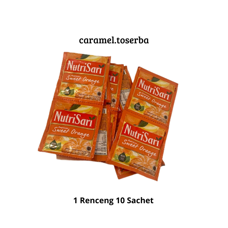 

Nutrisari American Sweet Orange 14g (10 Sachet/Renceng)