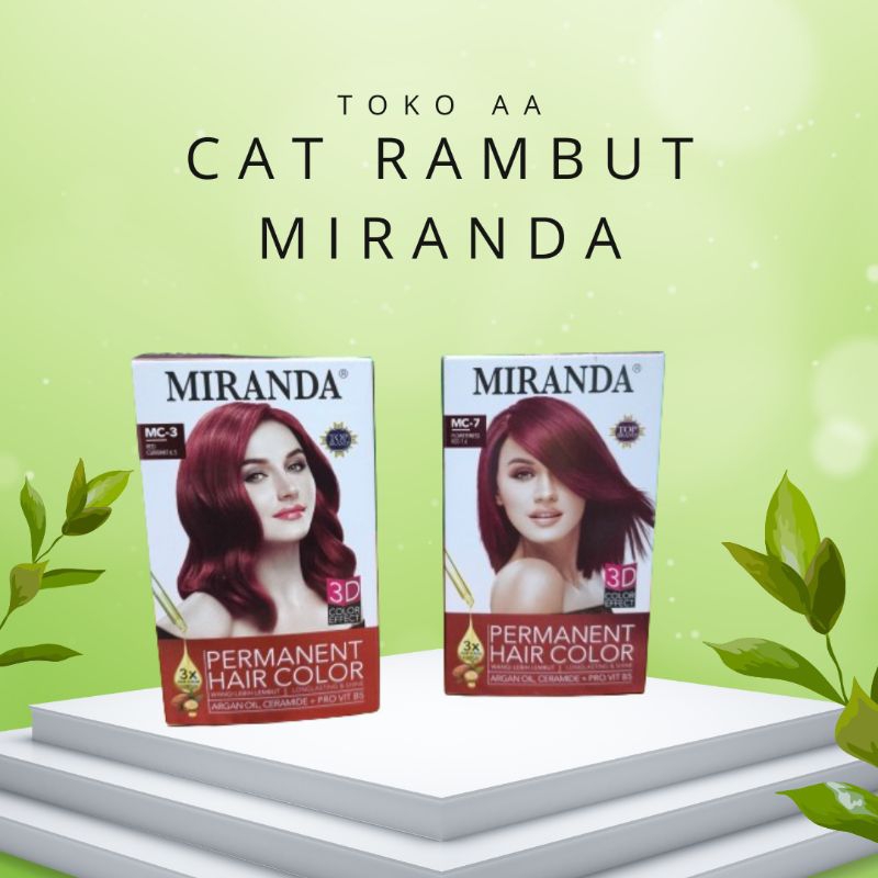 Cat Rambut Miranda pewarna rambut