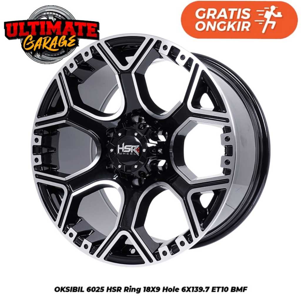 Velg Racing HSR Ring 18 Model Offroad Mobil Triton Fortuner Ford Dll