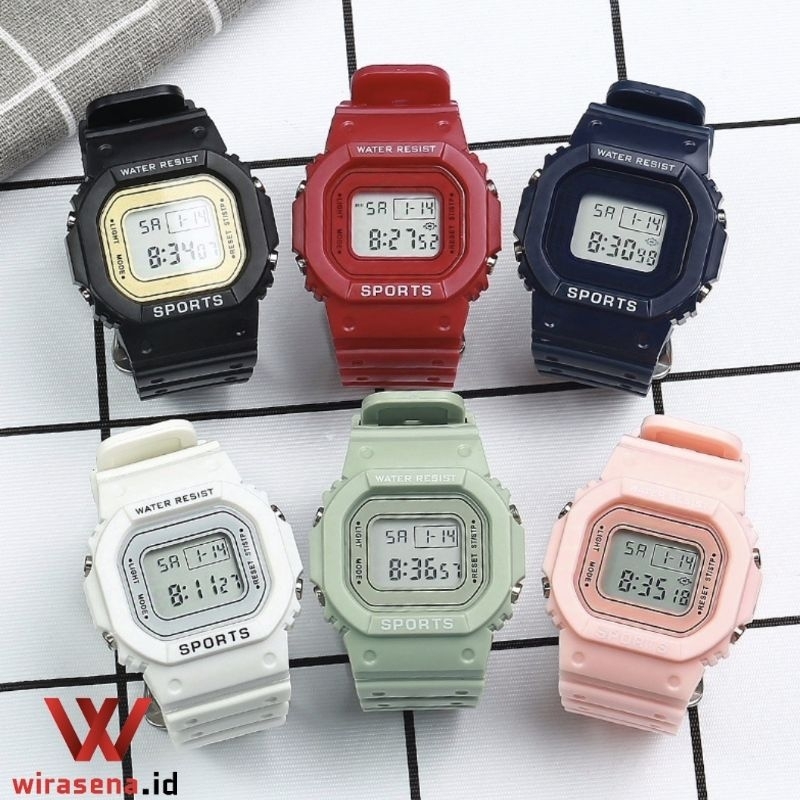 Jam tangan digital Wanita jam tangan cewek jam tangan digital murah jam tangan wanita murah jam tang
