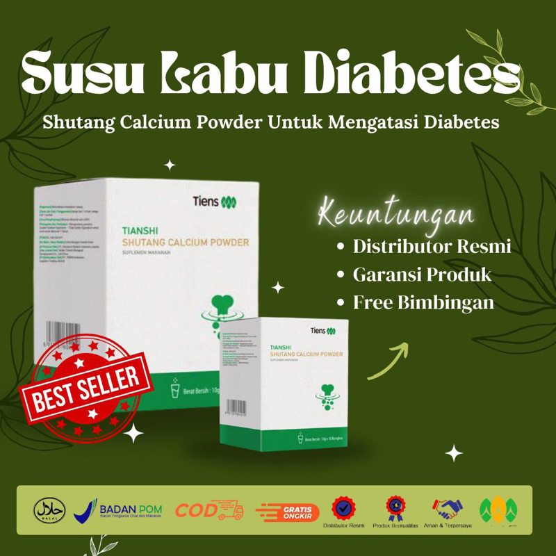 

Shutang Kalsium Powder-Susu Labu China Diabetes-Obat Diasbes Cina-Untuk Mengatasi Diabetes-Bersetifikat Halal,dan BPOM
