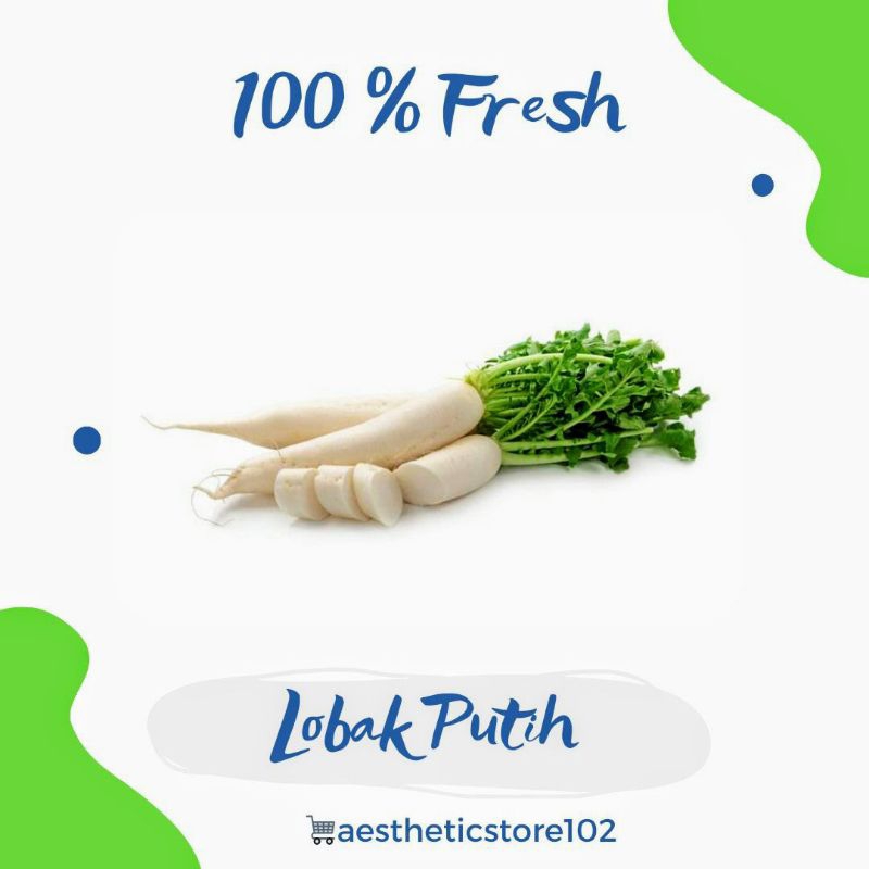 

Lobak Putih 1 Kg Fresh