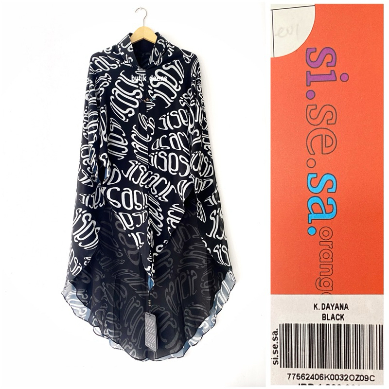 khimar sisesa black dayana