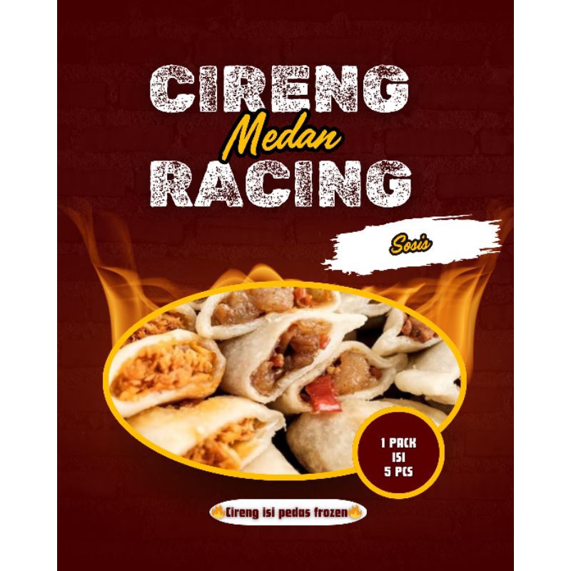 

CIRENG ISI UKURAN SEDANG ISI 5PCS/PACK / CIRENG MERCON ISI AYAM SUWIR PEDAS / CIRENG JANDO PEDAS / CIRENG USUS PEDAS / CIRENG ATI PEDAS / CIRENG KEJU MOZZARELLA ANTI MELEDAK / CIRENG BANDUNG / CIRENG ISI VIRAL / CIRENG ISI TETELAN SAPI MERCON