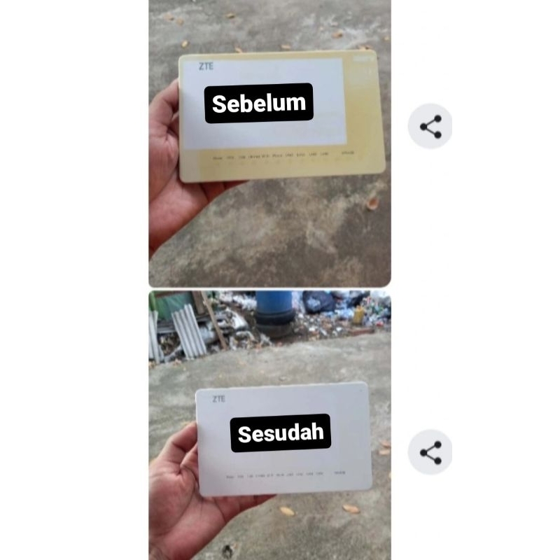 Cairan Pemutih MODEM / ROUTER Yang Menguning 100% Ampuh untuk zte f609 v3 , zte f670l, huawei 5h5 dl