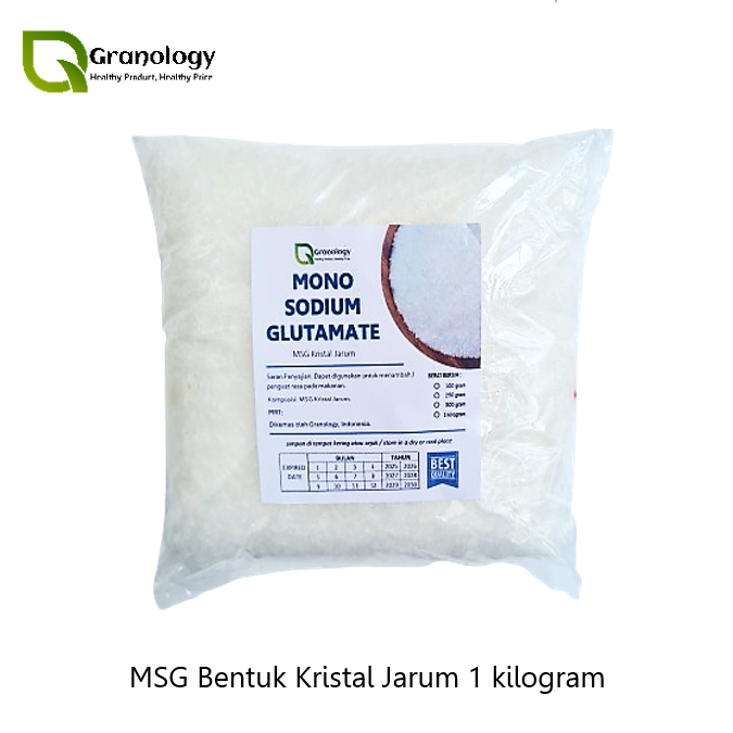 

Monosodium Glutamat / MSG Kristal Jarum / Micin (1 kilogram) by Granology