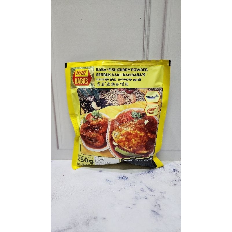 

Baba Fish Curry Powder- Serbuk Kari Ikan - Babas - 500gr