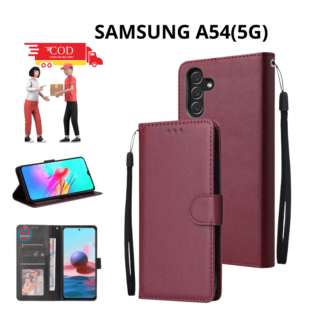 CASE HP SAMSUNG A54 CASE DOMPET FLIP CASE WALLET FLIP LEATHER CASE PREMIUM-FLIP WALLET