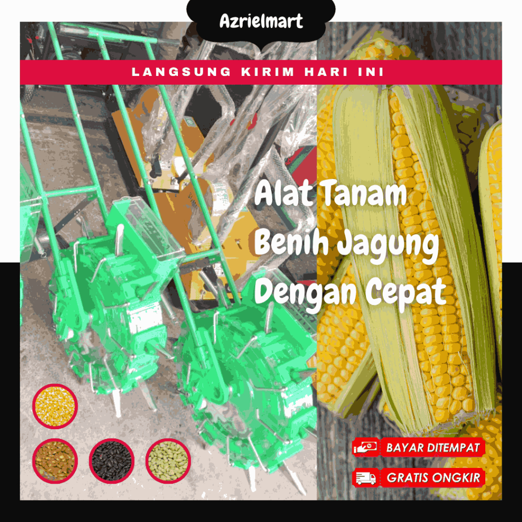 Alat Berkebun Tanam Benih Jagung Padi Dorong Alat Pertanian Modern Penanam Jagung Kacang Kedelai