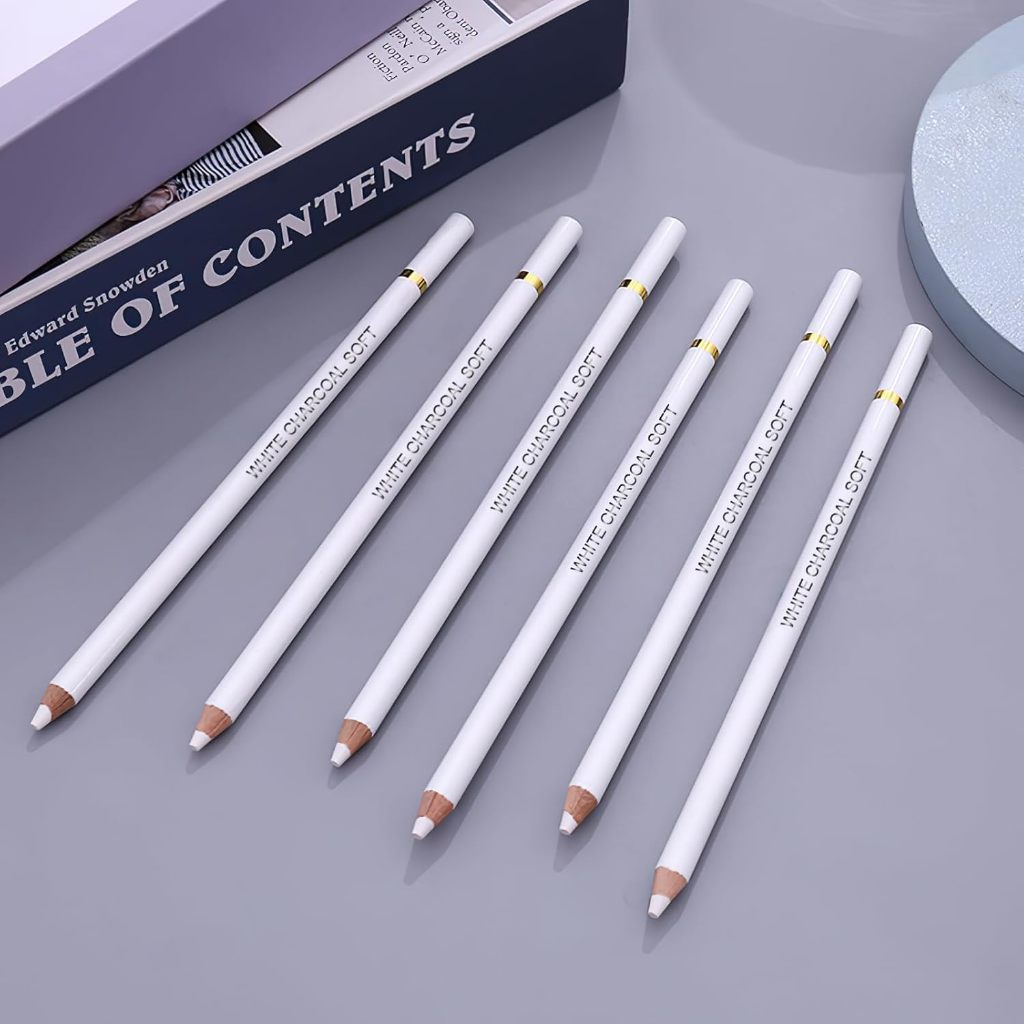 

White Charcoal Pencil Soft - Pensil Putih