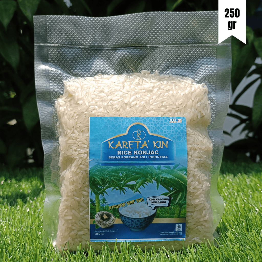 

Beras Porang Asli Indonesia I Kareta' Kin I High Nutrition I Low Calorie I 250gram