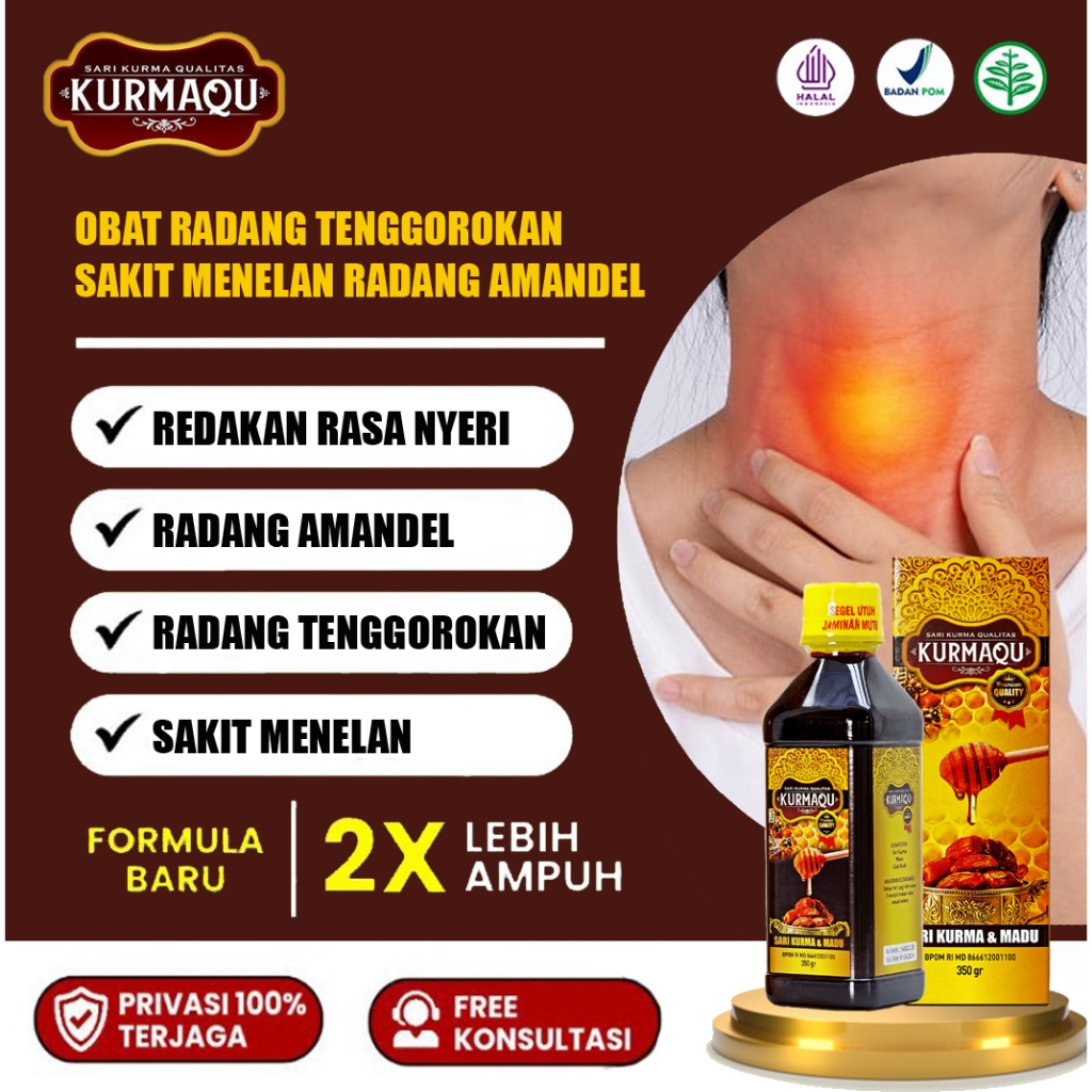 Obat Radang Mulut, Obat Radang Tenggorokan, Sakit Tenggorokan Obat Amandel Anak & Dewasa