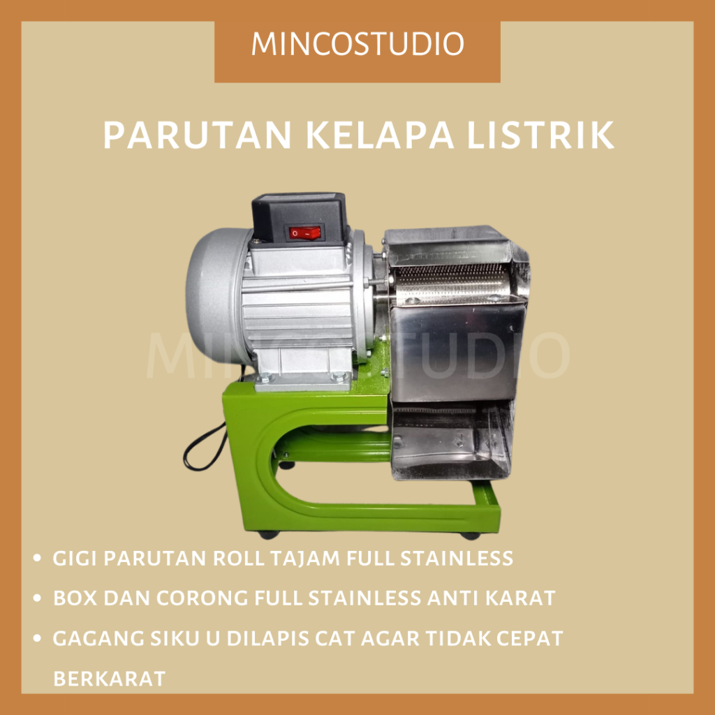PARUTAN SERBAGUNA / PARUTAN LISTRIK SERBAGUNA / PARUTAN KELAPA LISTRIK