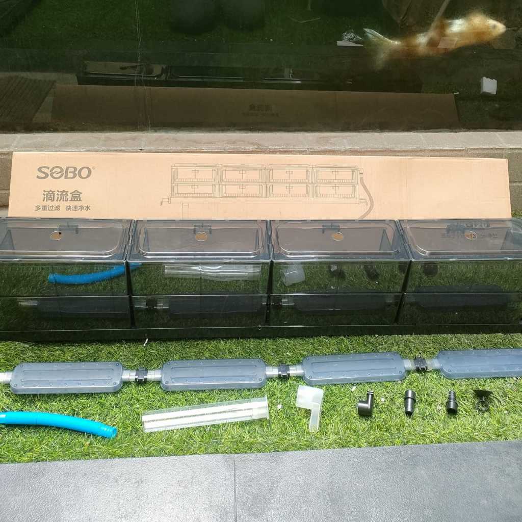 BOX TOP FILTER 100 - 130 CM SOBO FA 120 TRICKLE AQUARIUM ATAS 2 SUSUN FA120