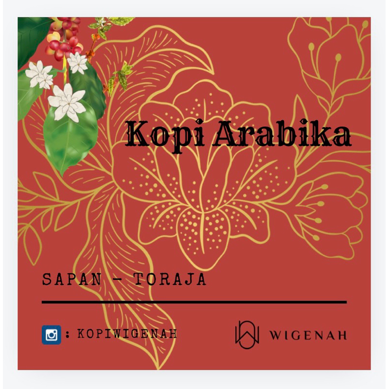 

KOPI ARABIKA SAPAN-TORAJA 100 GRAM