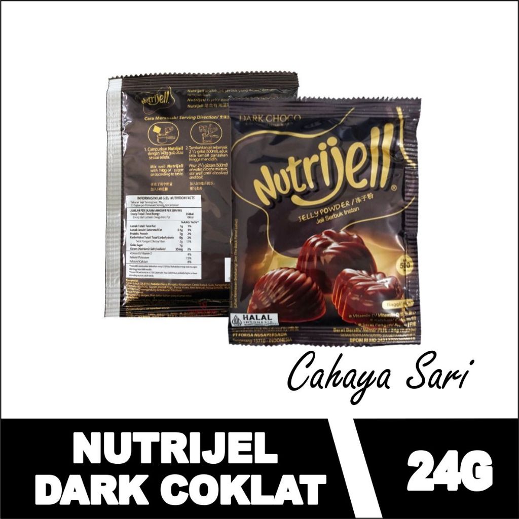 

NUTRIJEL JELLY DARK COKLAT 24G