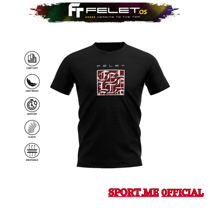 Felet H71 Badminton Graphic T-shirt - kaos Badminton Original Felet