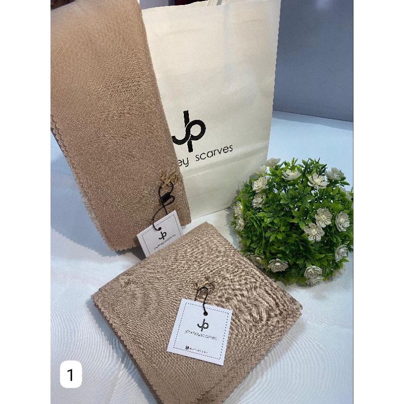 Jilbab Polos Premium Journey Scarves JP Scarves Lasercut
