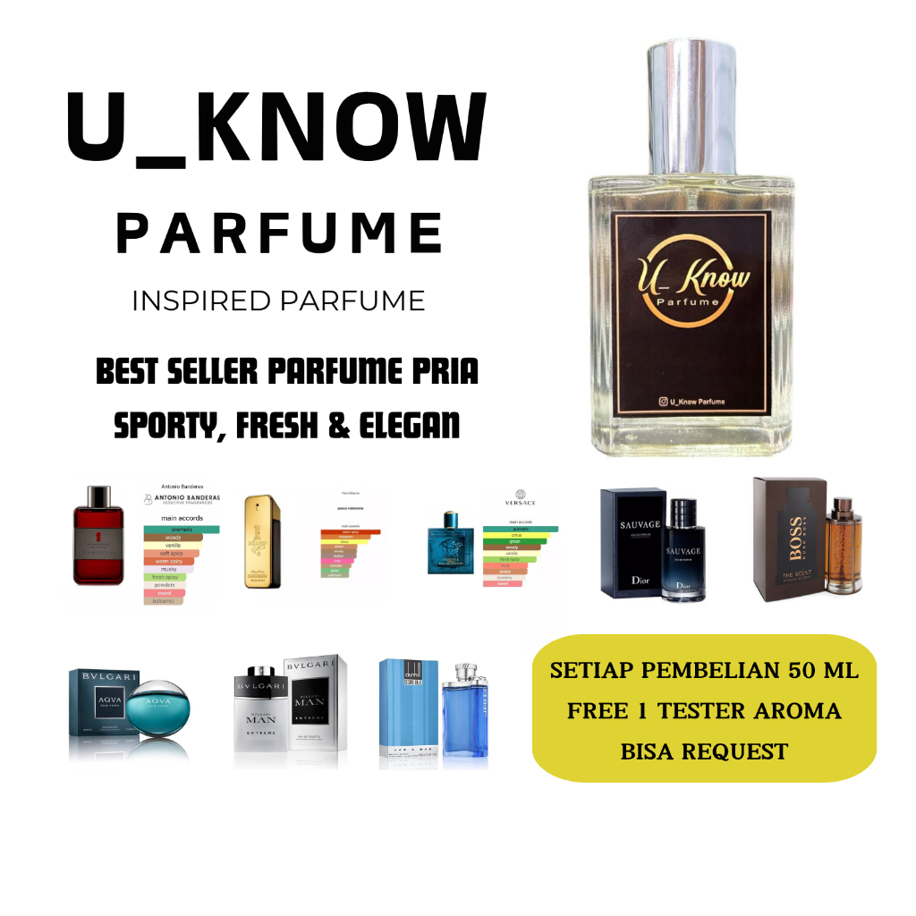 U_Know Parfume || Parfume Best Seller Pria || Cowo