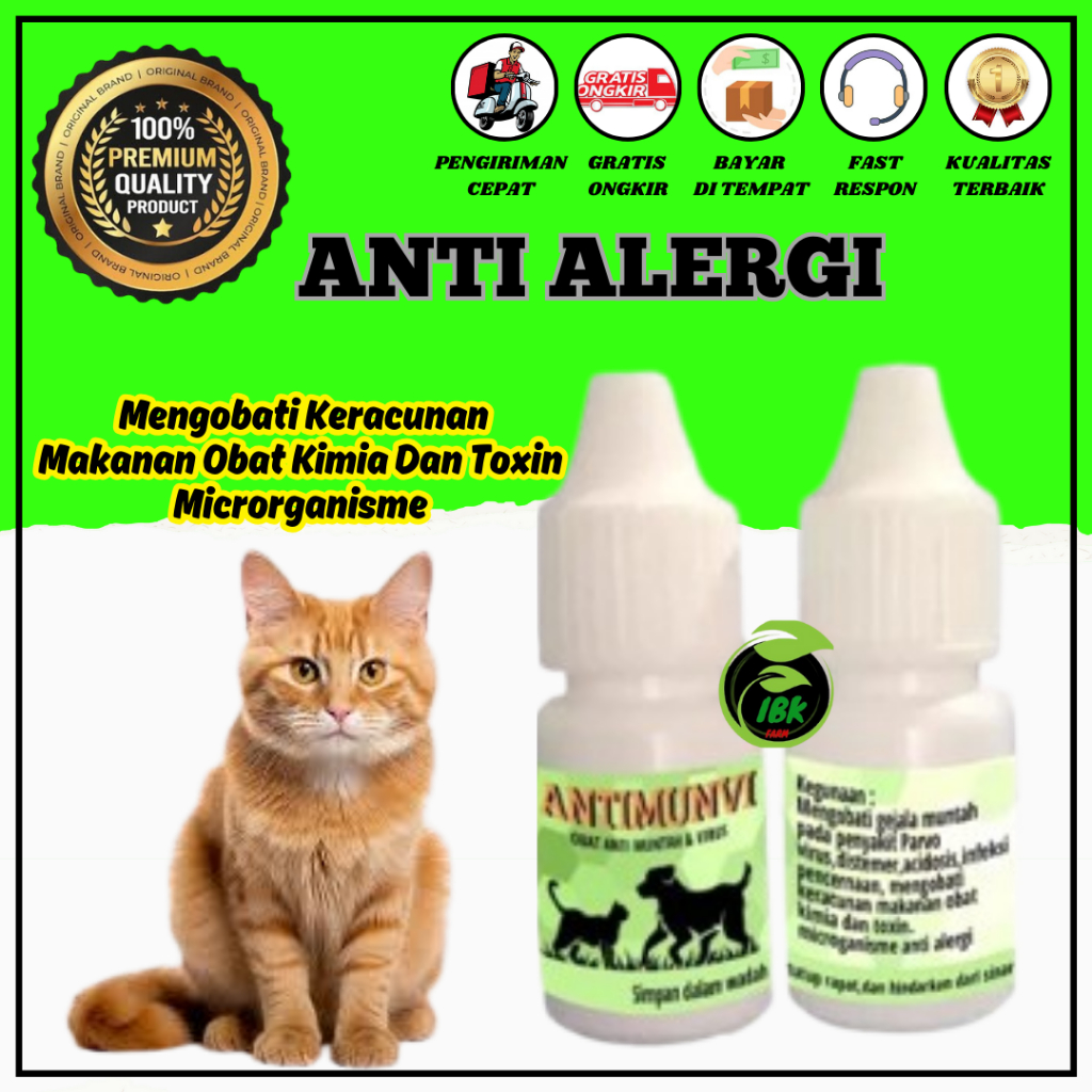 Antimunvi Anti Muntah Kucing Anjing INBEKEN