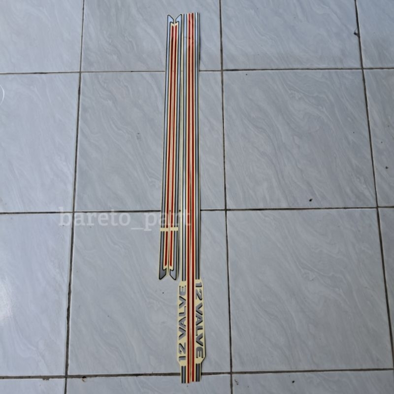 Sticker toyota starlet / stiker starlet / stiker toyota starlet 12valve