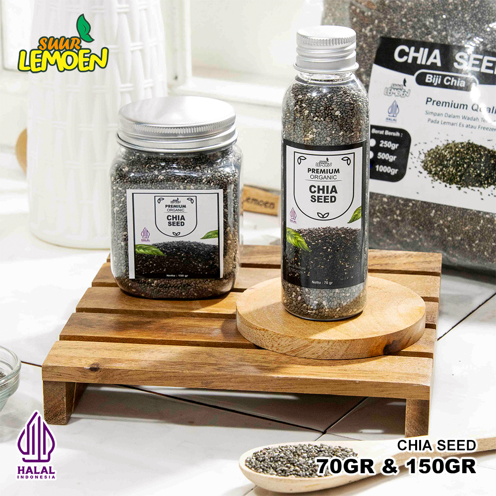 

Biji Chia Seed Organik 500 gram / Black Chia Seed Premium Untuk Diet Original Premium