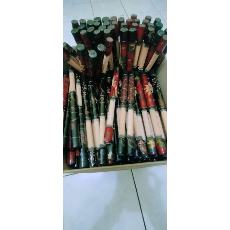 gagang joran motif batik non reel set