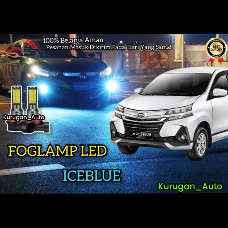 Foglamp Led XENIA Iceblue Variasi Mobil