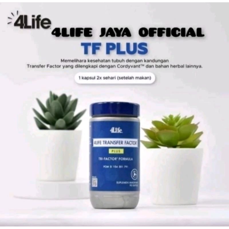 4LIFE TRANSFER FACTOR PLUS ISI 90 ASLI ORIGINAL 4LIFE TF PLUS