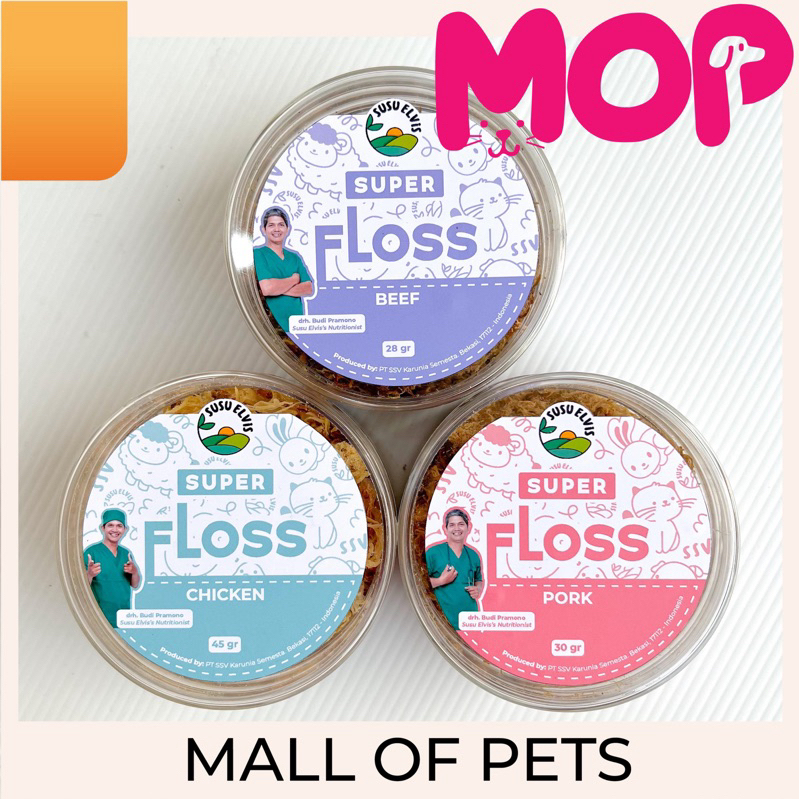 Abon anjing kucing floss topper snack