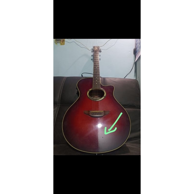 (Second ASLI) Gitar Akustik-Elektrik Yamaha APX500 guitar DRB