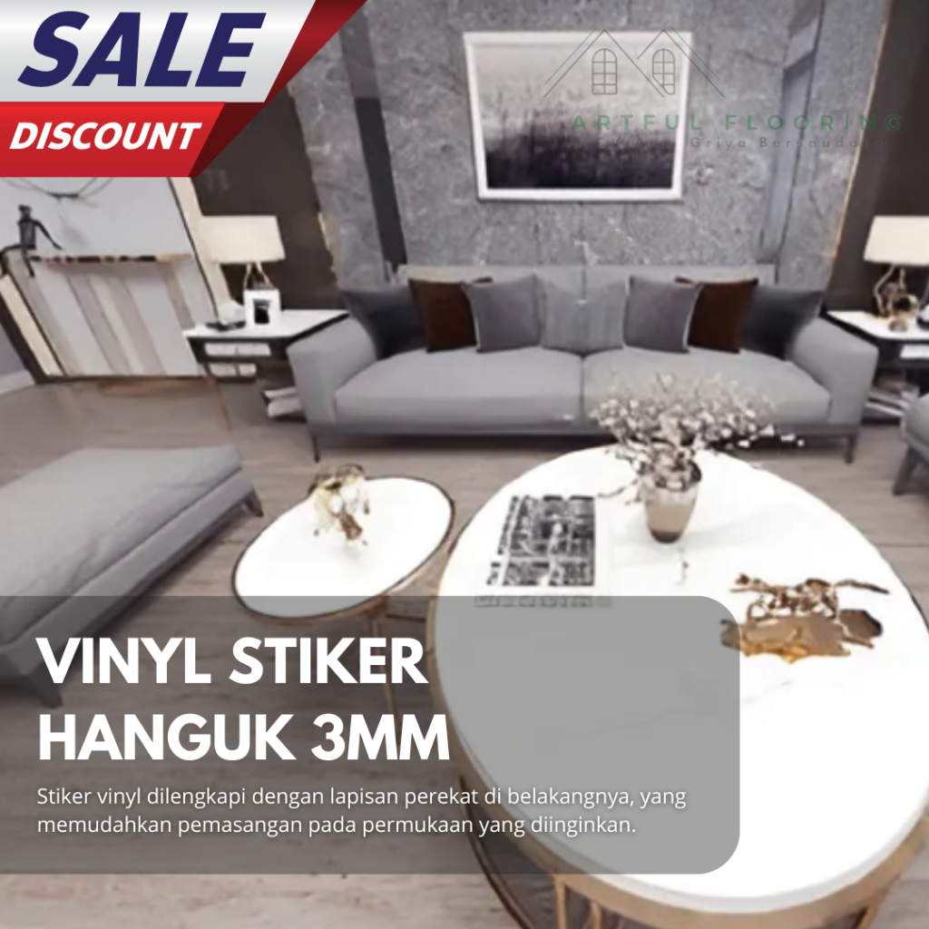 BEST SALE VINYL KAYU STIKER HANGUK-TEBAL 3MM-HIASAN DINDING&LANTAI