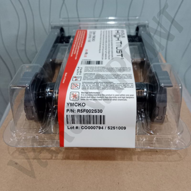 Ribbon Color Evolis 308 / R5FP00308 / Ribbon Evolis / Evolis / Ribbon Evolis 308