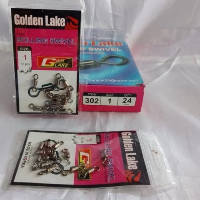 Golden Lake Kili Kili Pancing Rolling Swivel