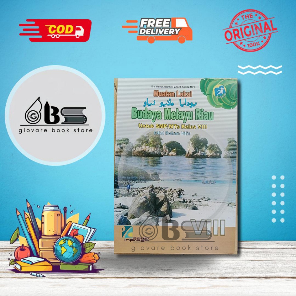 BUKU BMR ROHIL KELAS 8 ORIGINAL | BUDAYA MELAYU RIAU KELAS 8 ROKAN HILIR INPRASA | BMR KELAS 8 ROHIL