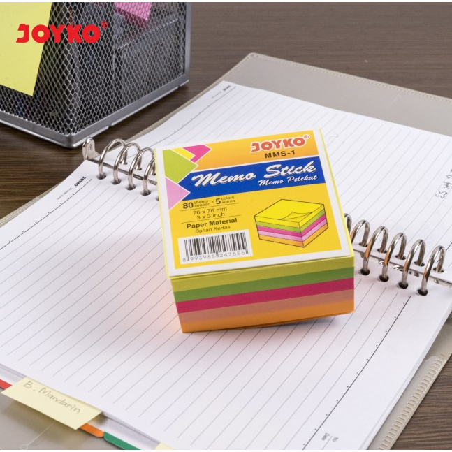 

[1 Pcs] Memo Sticky Note Joyko MMS-1 / Kertas Memo Stick Note Joyko MMS-1