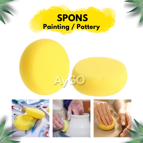 

SPONS PAINTING / SPONGE POTTERY TOOL / ALAT CLAY /ALAT LUKIS