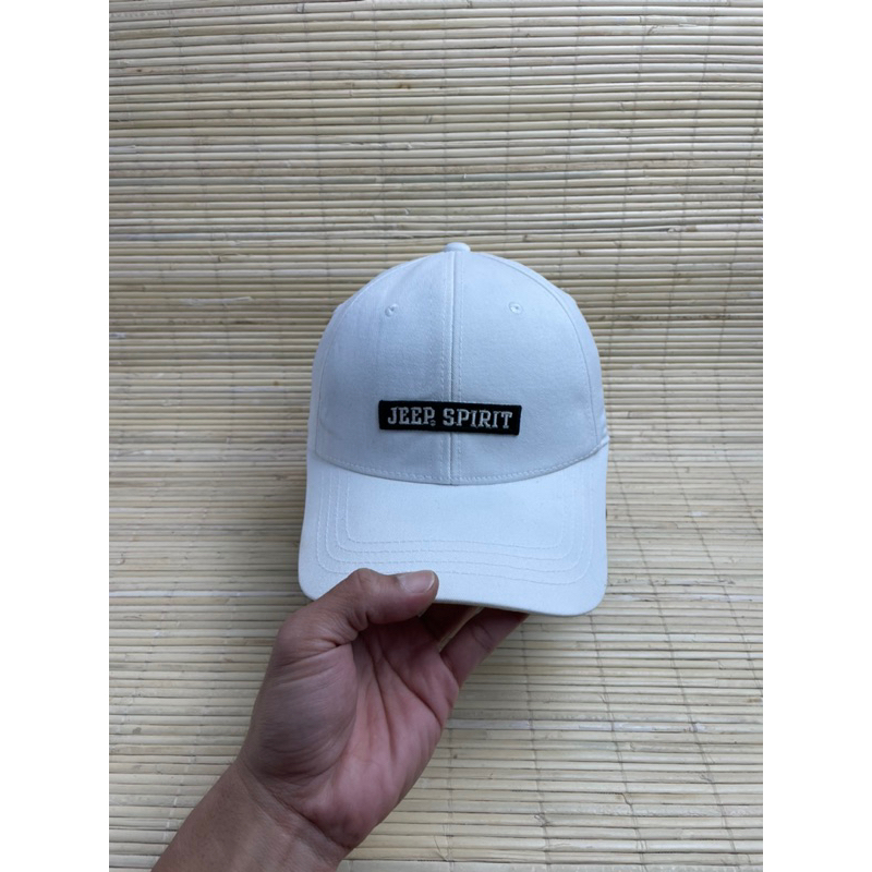 topi jeep spirit putih second original