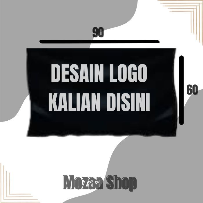 custom bendera desain pakek logo sendiri ukuran 90x60
