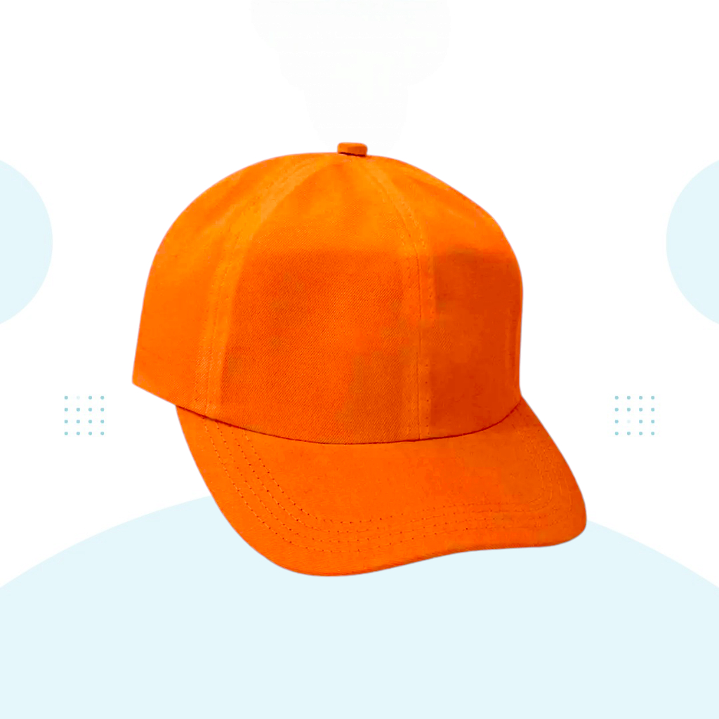 TOPI BASEBALL ANAK TOPI BASEBALL POLOS ANAK TOPI ANAK ORANGE