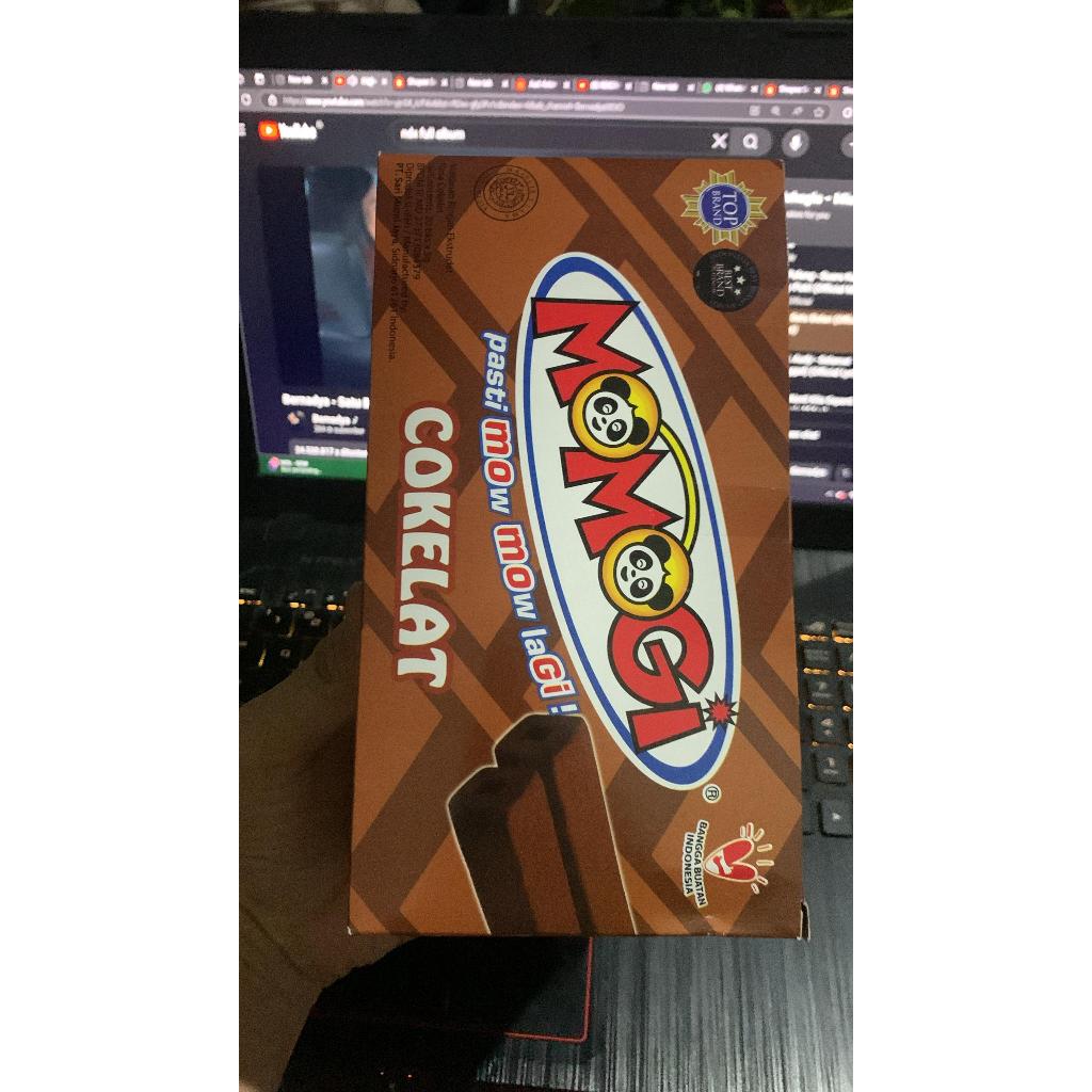 

1 Box MOMOGI Coklat/Jagung Bakar/Keju/Tutti Fruitti - Isi 20pcs @5gr