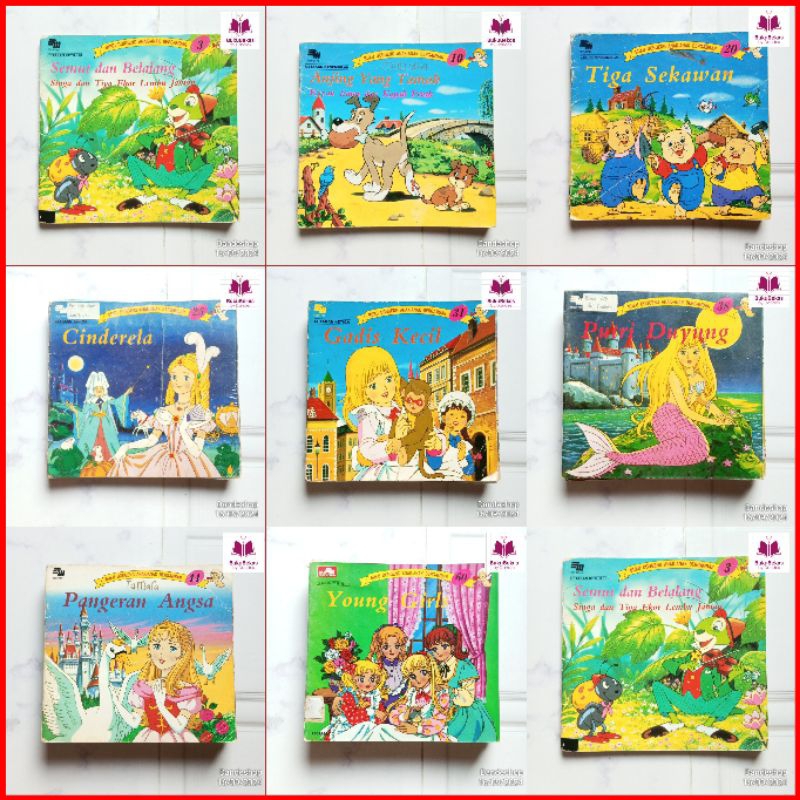 Seri Buku Dongeng Anak Anak Bergambar - Buku Cerita Anak ELEX MEDIA (pilih judul) Bekas Preloved Ori