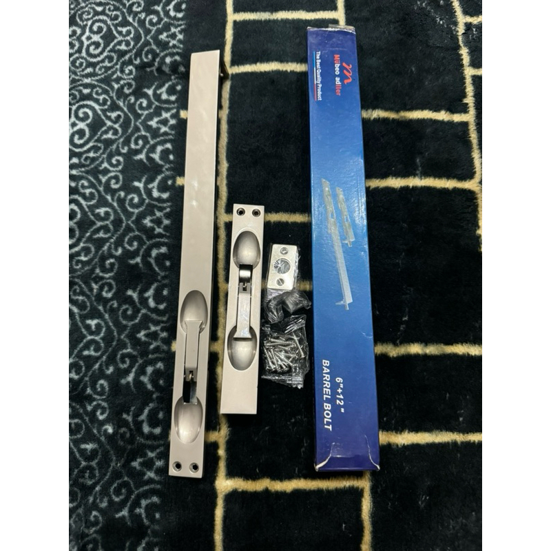 MULLER Grendel Tanam Muller 6" + 12" / Grendel Tanam Muller Untuk Pintu Sepaket